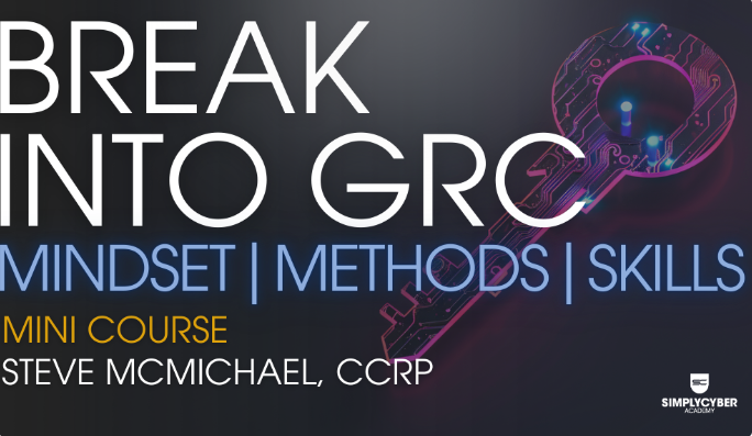 Break into GRC course header